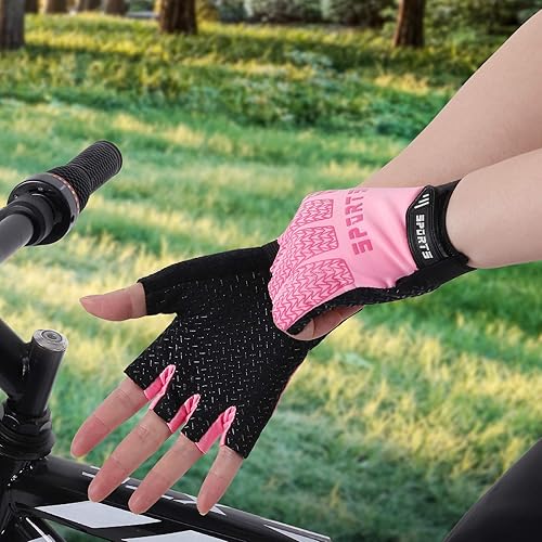 Miniatura 5 de Accmor Guantes deportivos para niños, guantes de medio dedo, guantes de ciclismo para niños y niñas, guantes de pesca para niños, guantes de pesca