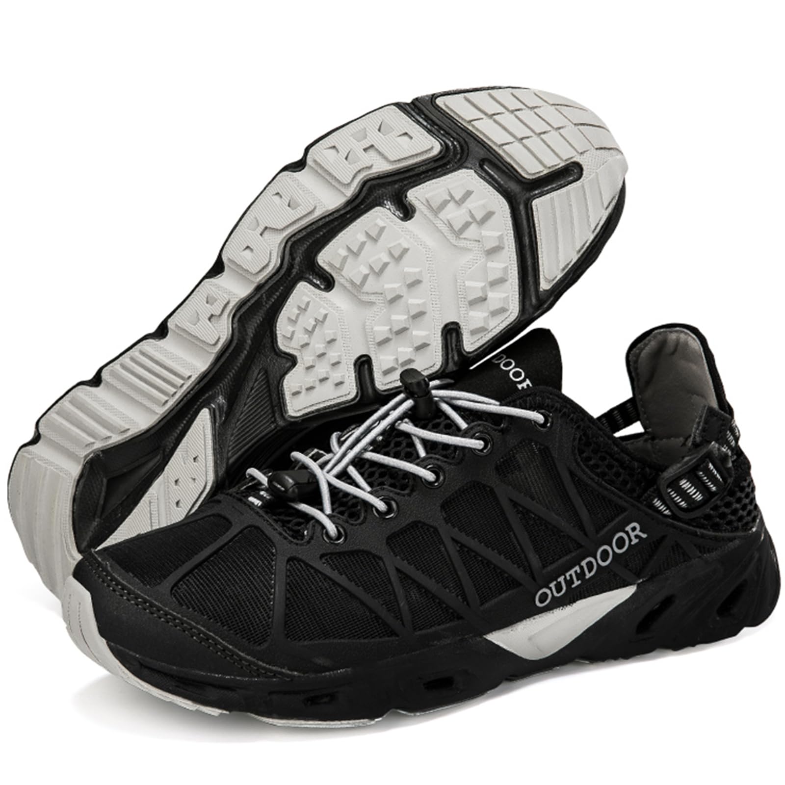 Paar-Set Outdoor Wasserschuhe - Drain Mesh Schuhe