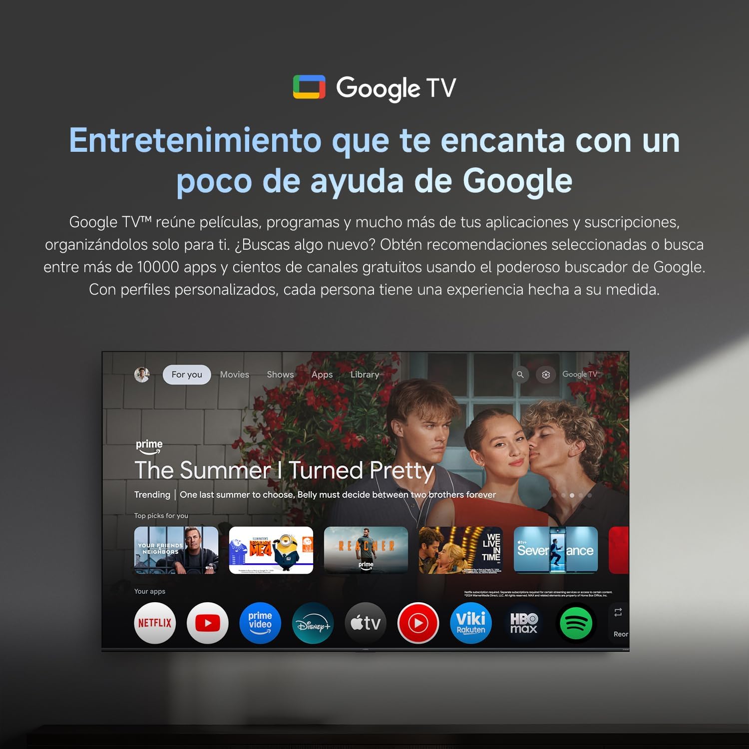 XIAOMI TV S Mini LED 75″ (190 cm), QLED Mini LED Televisión, 4K UHD, Smart TV con Google TV, HDR10+, Triple Tuner, DVB T2, 60Hz con 120Hz Game Boost Mode, MEMC, Dolby Audio, Airplay 2 7