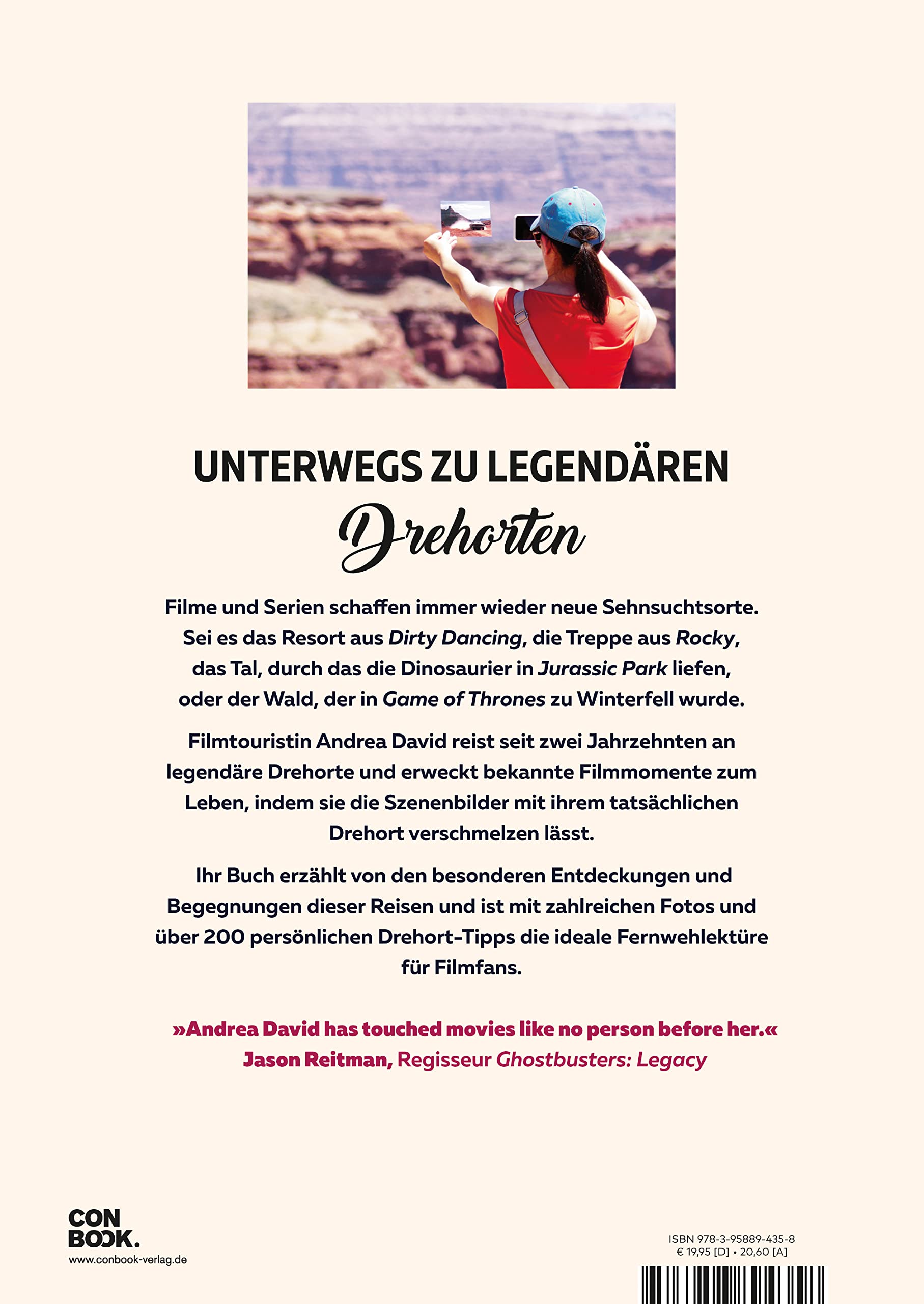 Reisebericht – Szene für Szene die Welt entdecken: Mit der bekanntesten Filmtouristin auf Reisen. Entdecken Sie Legendäre Drehorte mit über 200 persönlichen Filmtourismus-Tipps zum Nachreisen.