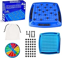 Vista 1 de Juego de ajedrez magnético de 40 piedras, juego de ajedrez magnético, juego de ajedrez de viaje magnético, rompecabezas magnético, juego de fiesta