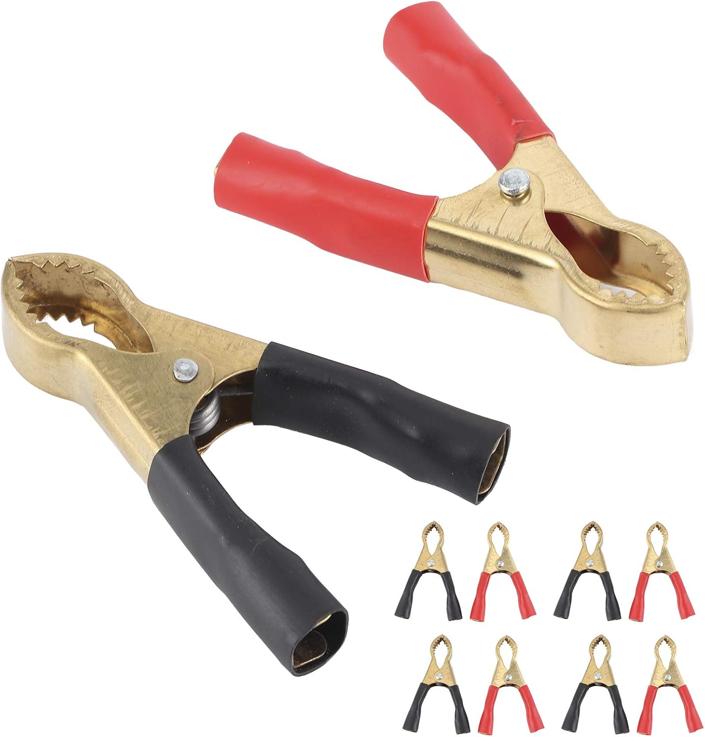 Battery Cable Clips Pure Copper Charging Clamps Heavy Duty Insulated Clip for Car Electrical Test Tool