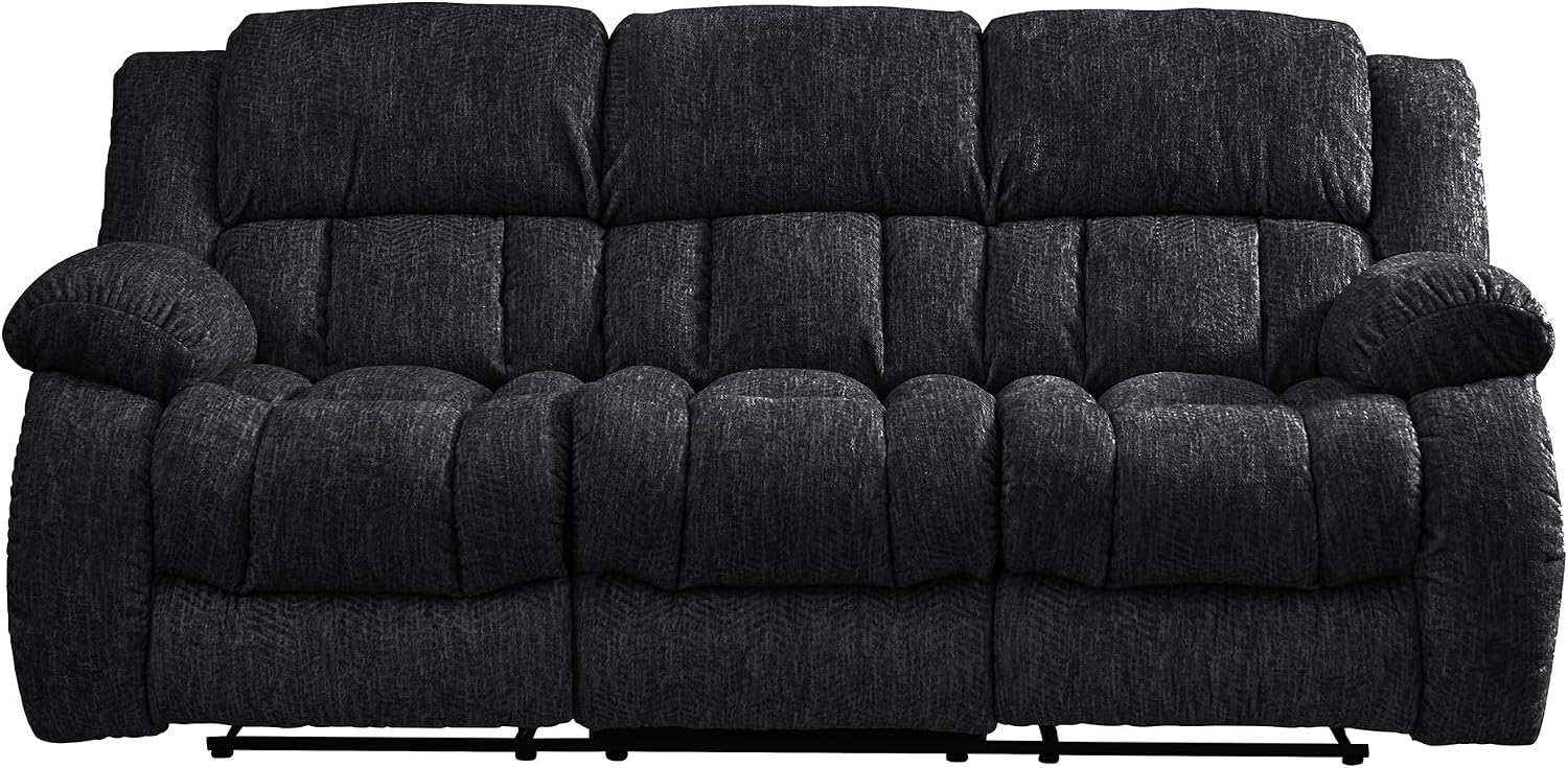 Amazon.com: Global Furniture USA U250 Ebony Reclining Sofa : Home & Kitchen