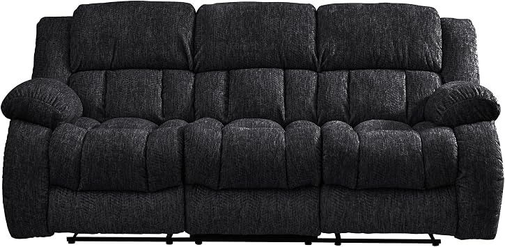 Global Furniture USA 250 Ebony Reclining Sofa