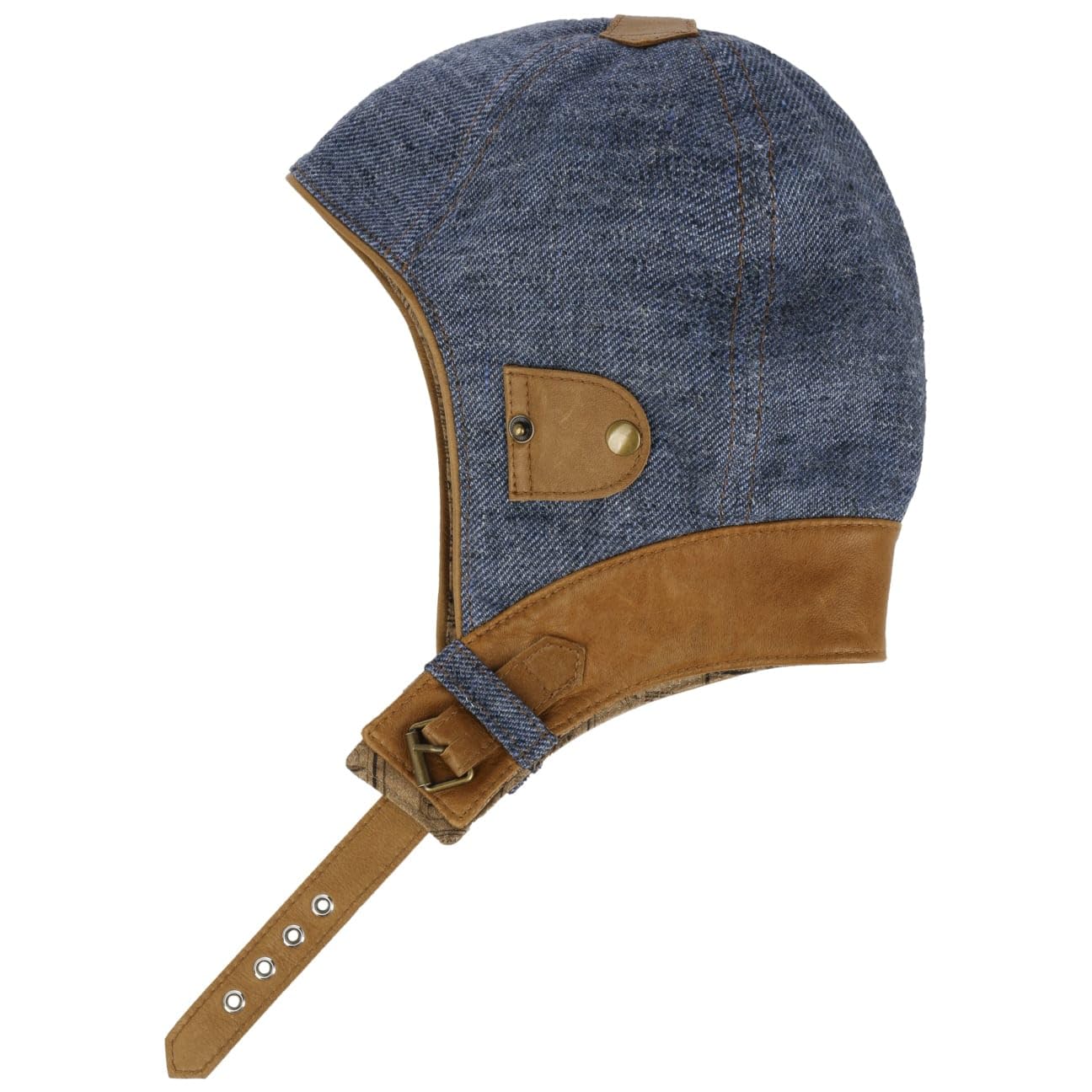 Stetson Leinen Cabriomütze Leder Herren Sommer Made in Germany