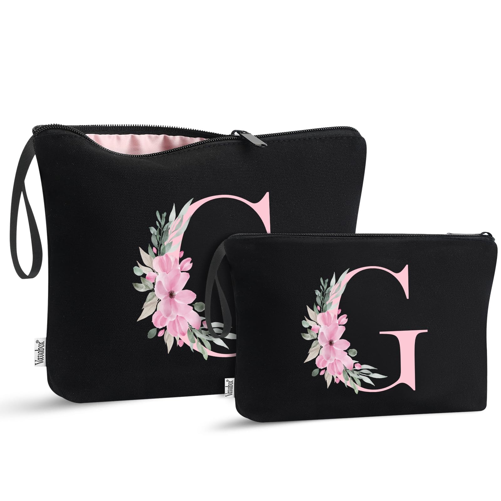 Vavabox A-Z Personalisierte Kosmetiktasche-Geburtstagsgeschenke für Frauen, Mütter, Beste Freundinnen und Brautjungfern
