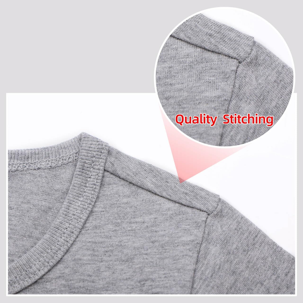 Boys/Kids/Toddlers Crew Neck Cotton T-Shirts Short Sleeve Summer Basic Tops(Age 2-12Y) - Image 6