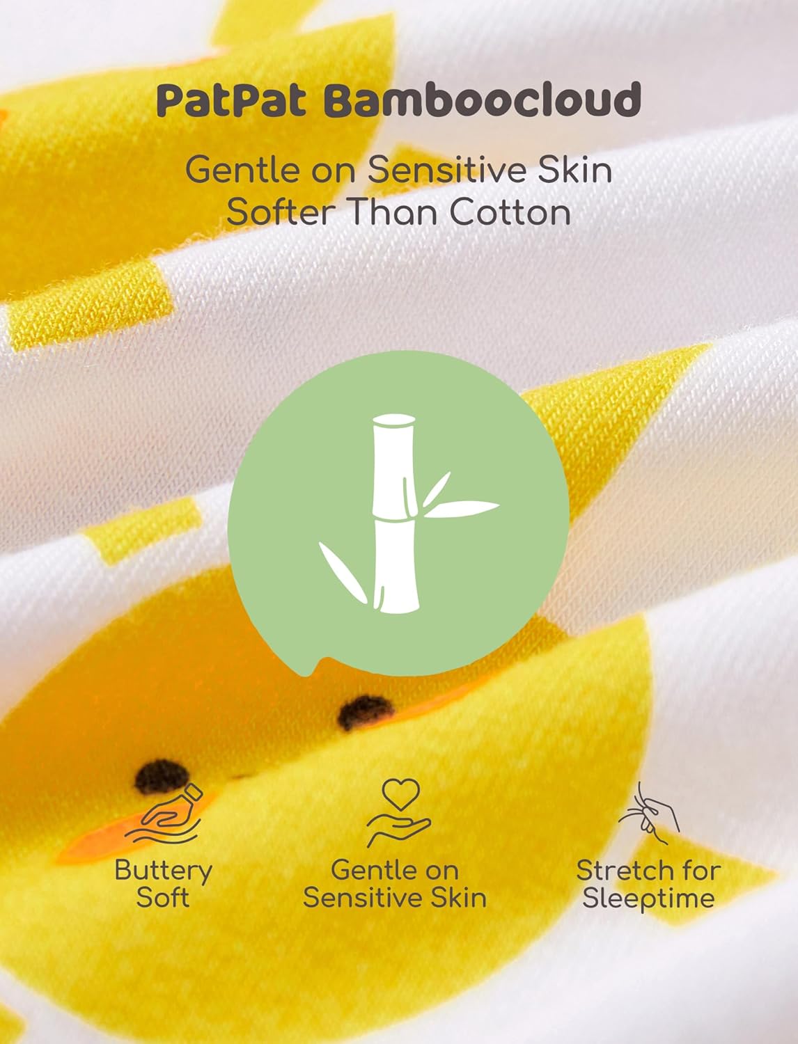 PATPAT Bamboo Viscose Pajama Sets for Toddler Boys & Girls Baby Kids, Ultra-soft Snug fit Pjs Sleepers for Birthday Holiday - Image 4