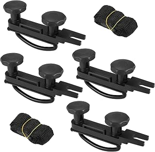 4 Stück Dachbox Befestigung U Bügel, Universal Auto Van Montage Fitting Kit, U-Halterung mit 8 Sicherungsmuttern, 85 mm Innenbreite, Dachbox Halterung Installationszubehörsatz