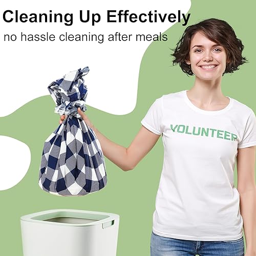 Vista 90 de misaya Paquete de 4 manteles desechables de búfalo, mantel de plástico impermeable de 54 x 108 pulgadas, manteles rectangulares a cuadros caqui