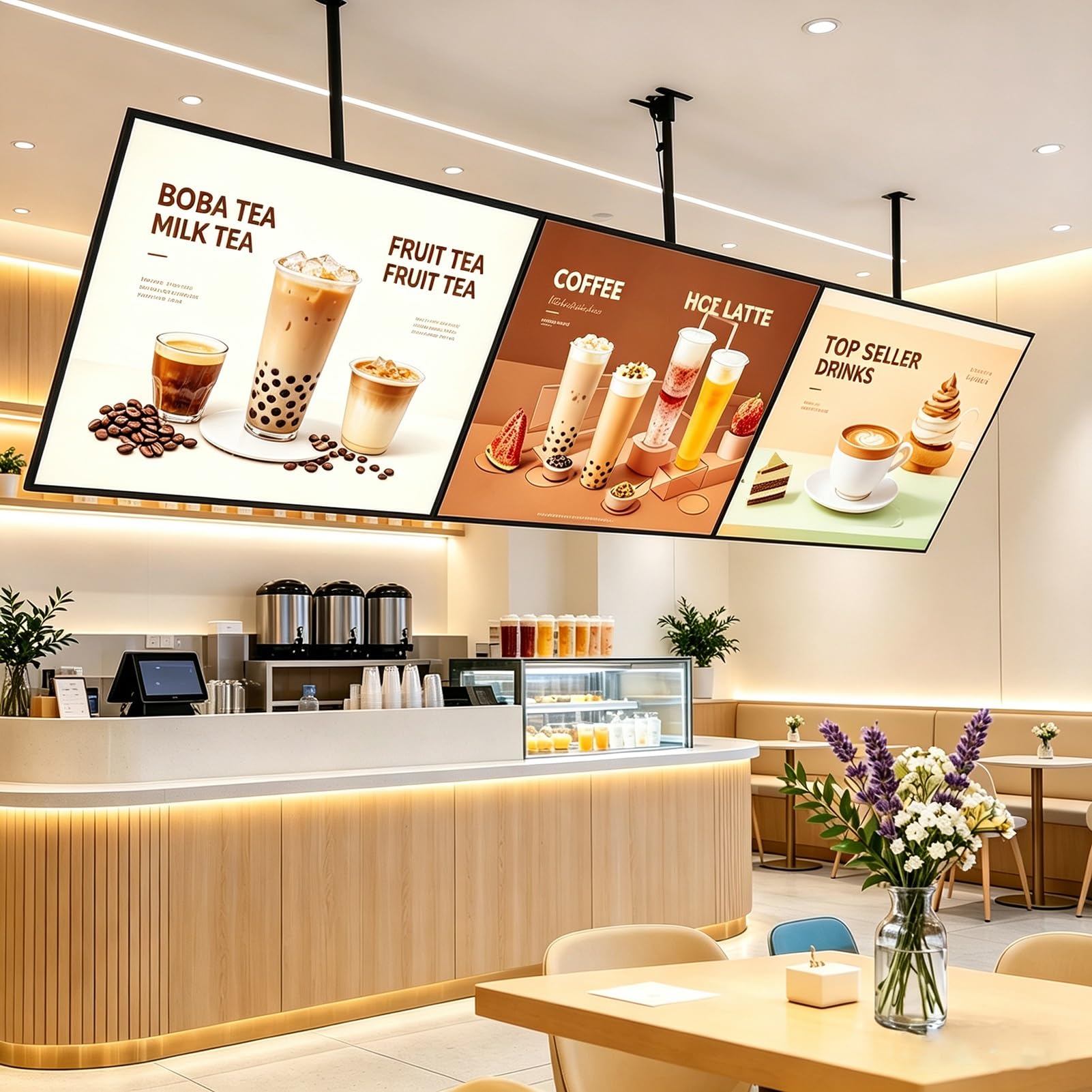 Ultra-cienkie pudełko z klipsem z ramą LED, podświetlany wyświetlacz plakatowy, podświetlany panel menu, panel ścienny do restauracji, kawiarni (40 cm x 50 cm)