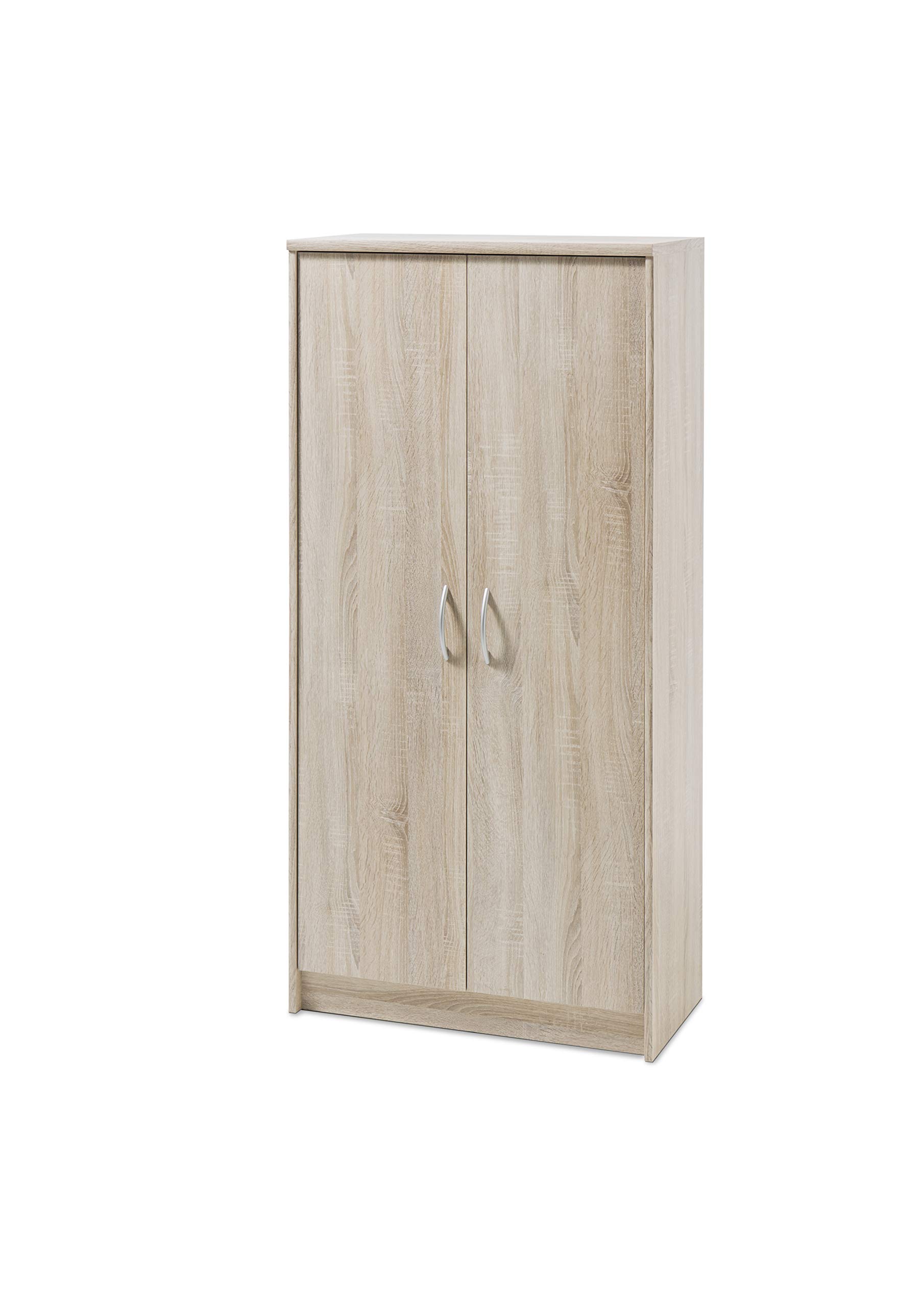 Stella Trading Hochschrank Kleiderschrank Eiche Sonoma Nachbildung, BxHxT 72x148x35 cm