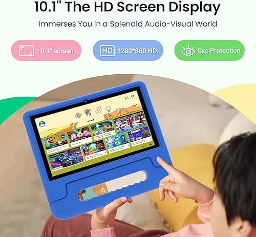 Miniatura 5 de Tablet para niños 2025, tableta Android 15 de 10.1 pulgadas para niños, 8+64 GB de almacenamiento (expansión de 1 TB), Octa-Core, WiFi 6,