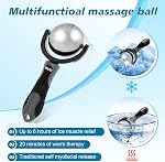 Cryosphère Cold Massage Roller Balle - Balle de massage pour froid & Soulagement de la chaleur, libération myofasciale, thérapie de pointe de déclenchement, noeuds musculaires - masseur de glace de tissu profond