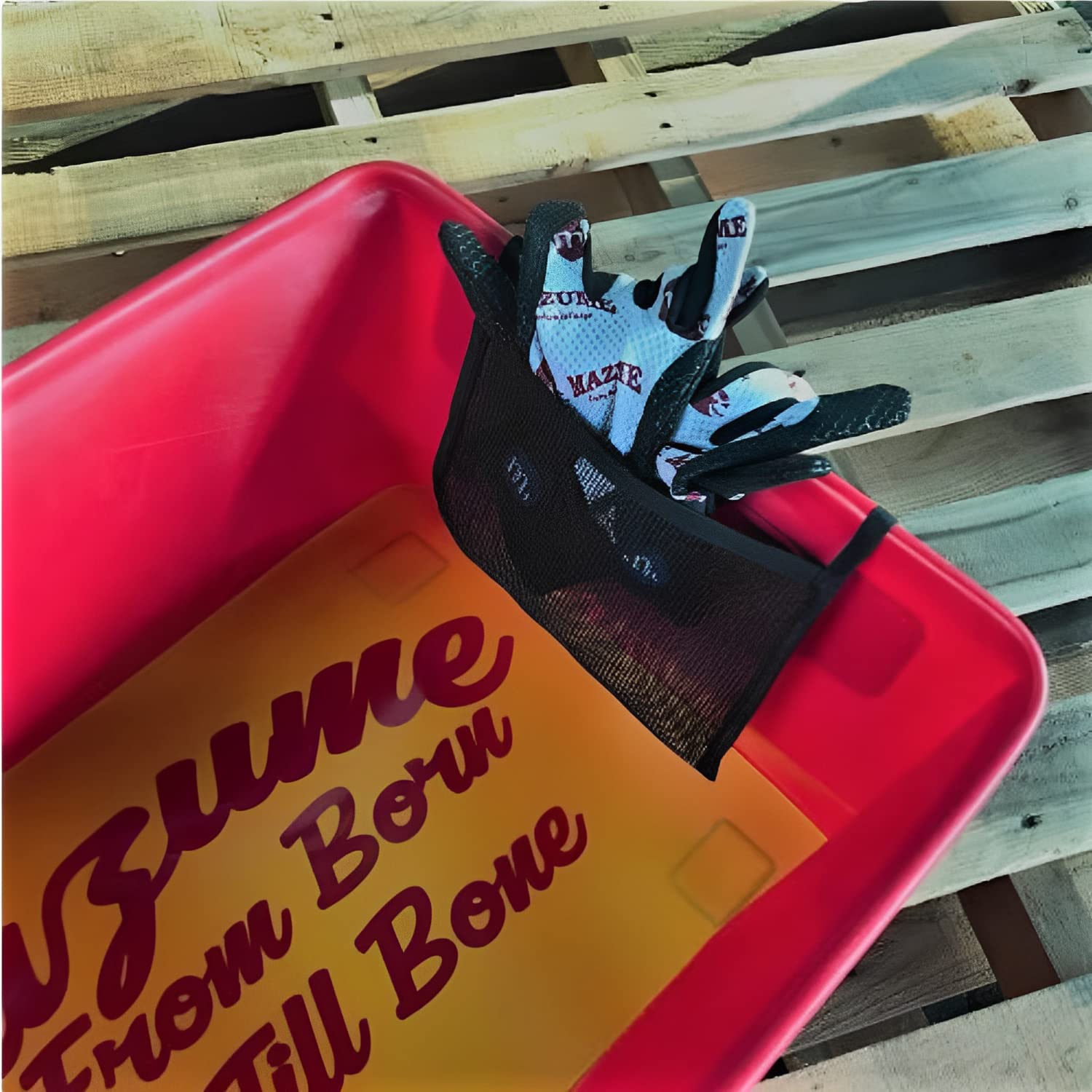 mazume WADING CARGO Ⅳ, Bakkan Box Japanische qualität für Wathose und Watschuhe für Watangeln, Bellyboot und mehr RED