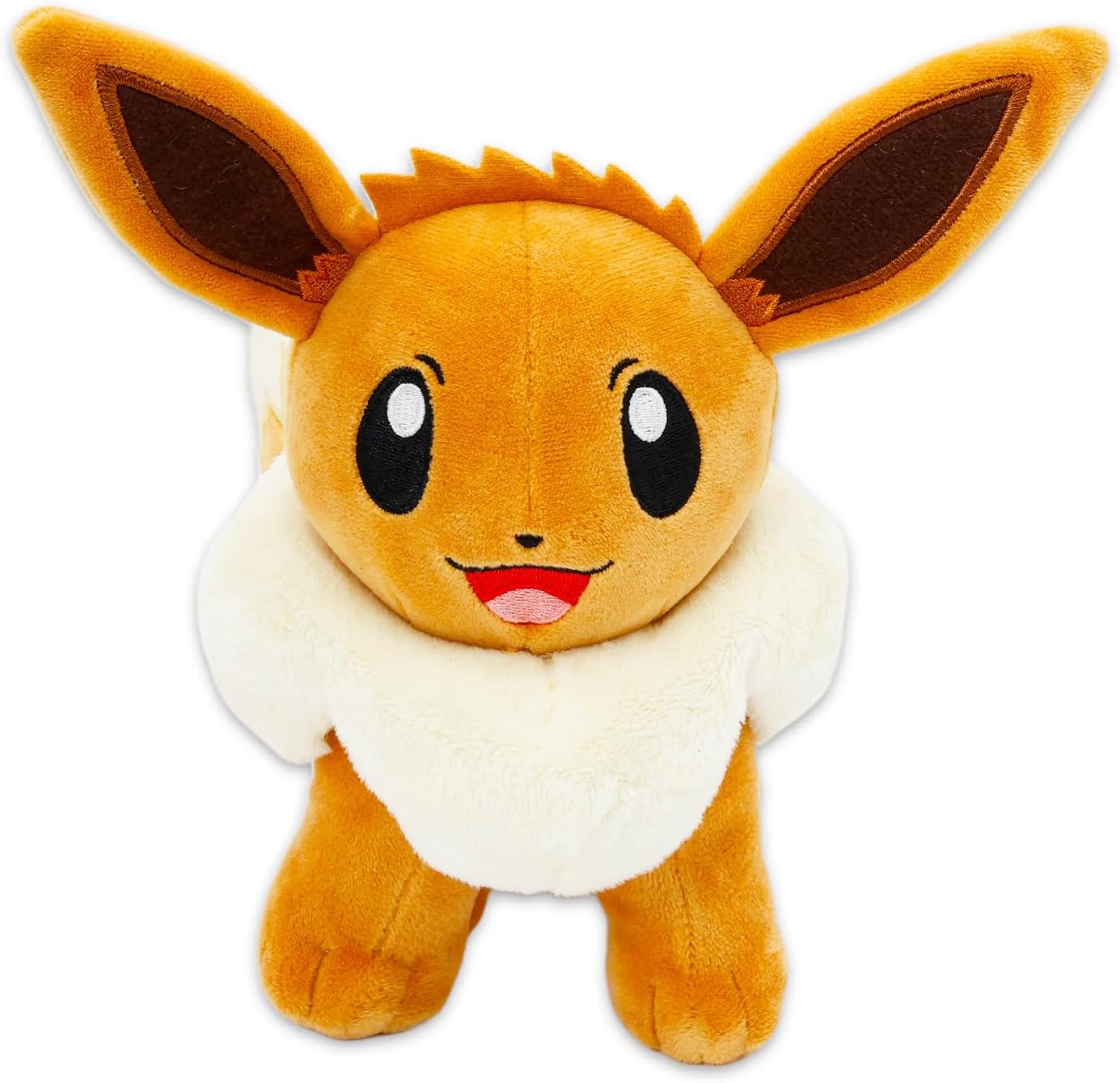Pokemon Plushie Set - Bundle with 3 Eeveelution Plush 8" Figures: Vaporeon, Sylveon, and Eevee Plus Bookmark, More | Pokemon Stuffed Animals Variety Pack