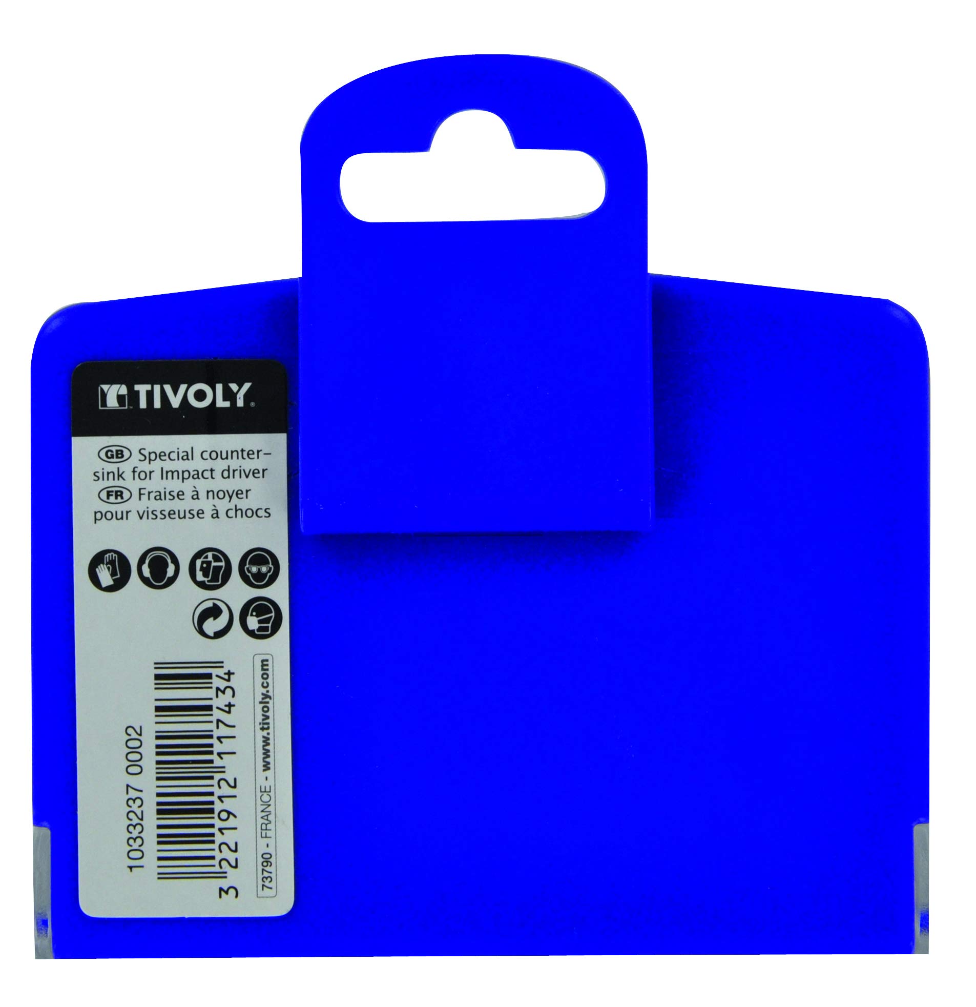 Tivoly Coffret TIVOLY de 4 fraises à noyer HSS à 90° hexa Ø 8,3 à 16,5 mm + 1 porte embout