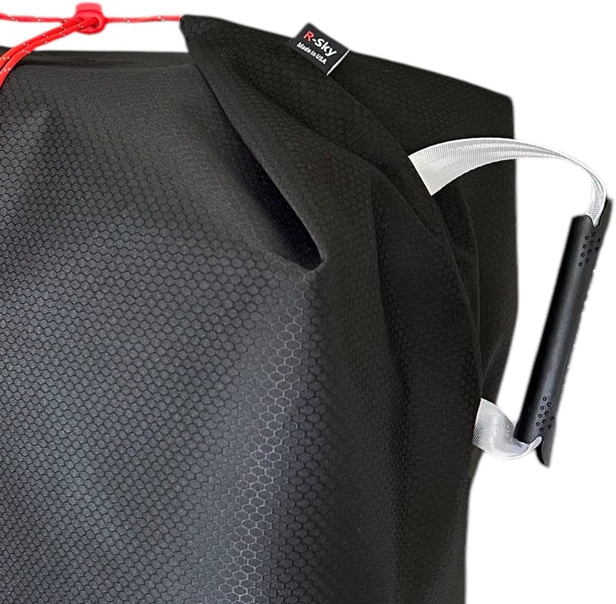 Telescope Cover by R-Sky – Standard+ Series for Dobsonian Telescopes – Water-Resistant, UV-Proof Ripstop – Soft Lining & Drawstring – Silver/Black (black, 16” Dobsonian Telescope Cover)