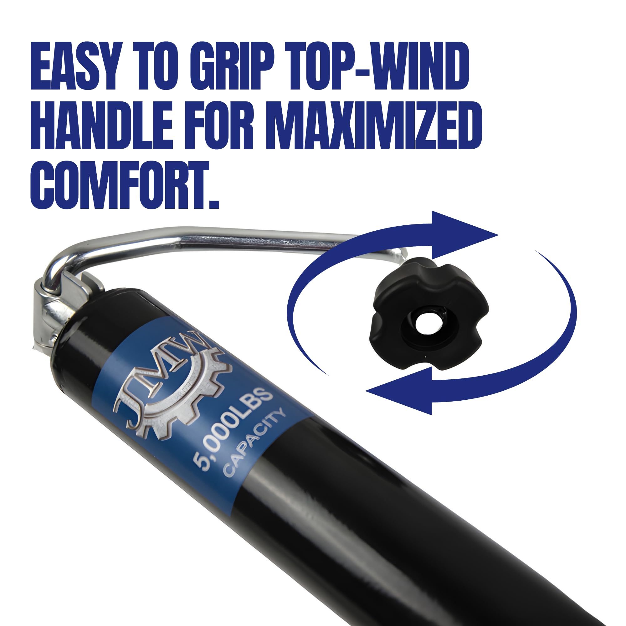 New 5000 Lbs A Frame Topwind Trailer Tongue Jack - Foto 9