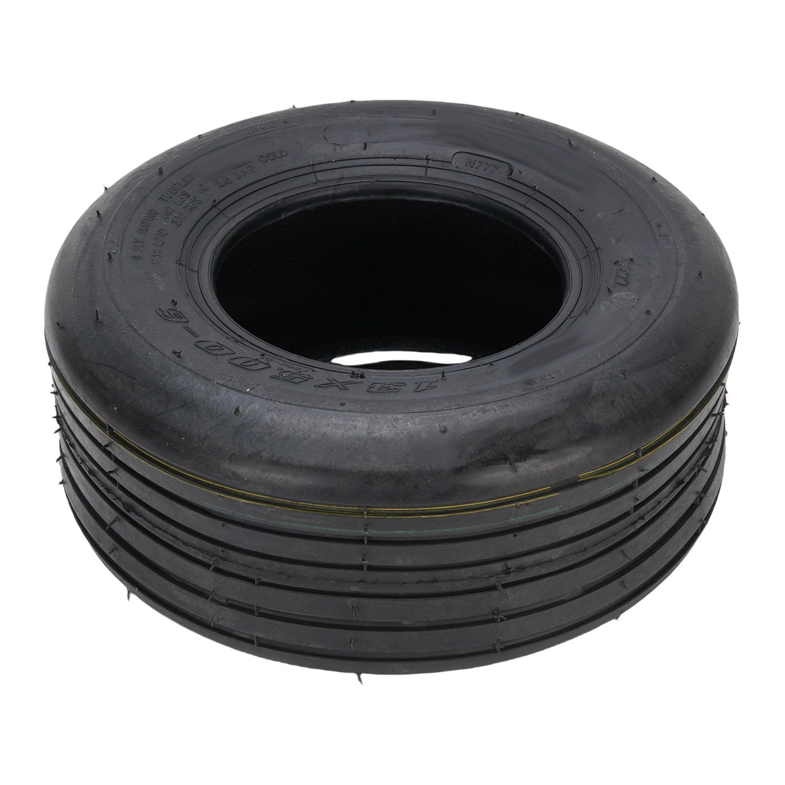 Tbest 13x5.00 6 Pneu Tubeless 4PR Pneus de Tondeuse Autoportée en Caoutchouc Tracteurs de Jardin Véhicules de Transport Brouettes