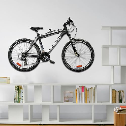 Vista 2 de Voilamart Bike Wall Mount Hanger, Bicycle Rack Holder, Garage Horizontal Adjustable Bike Hanging Hook, Heavy Duty Bike Rack Hook Holder for Indoor