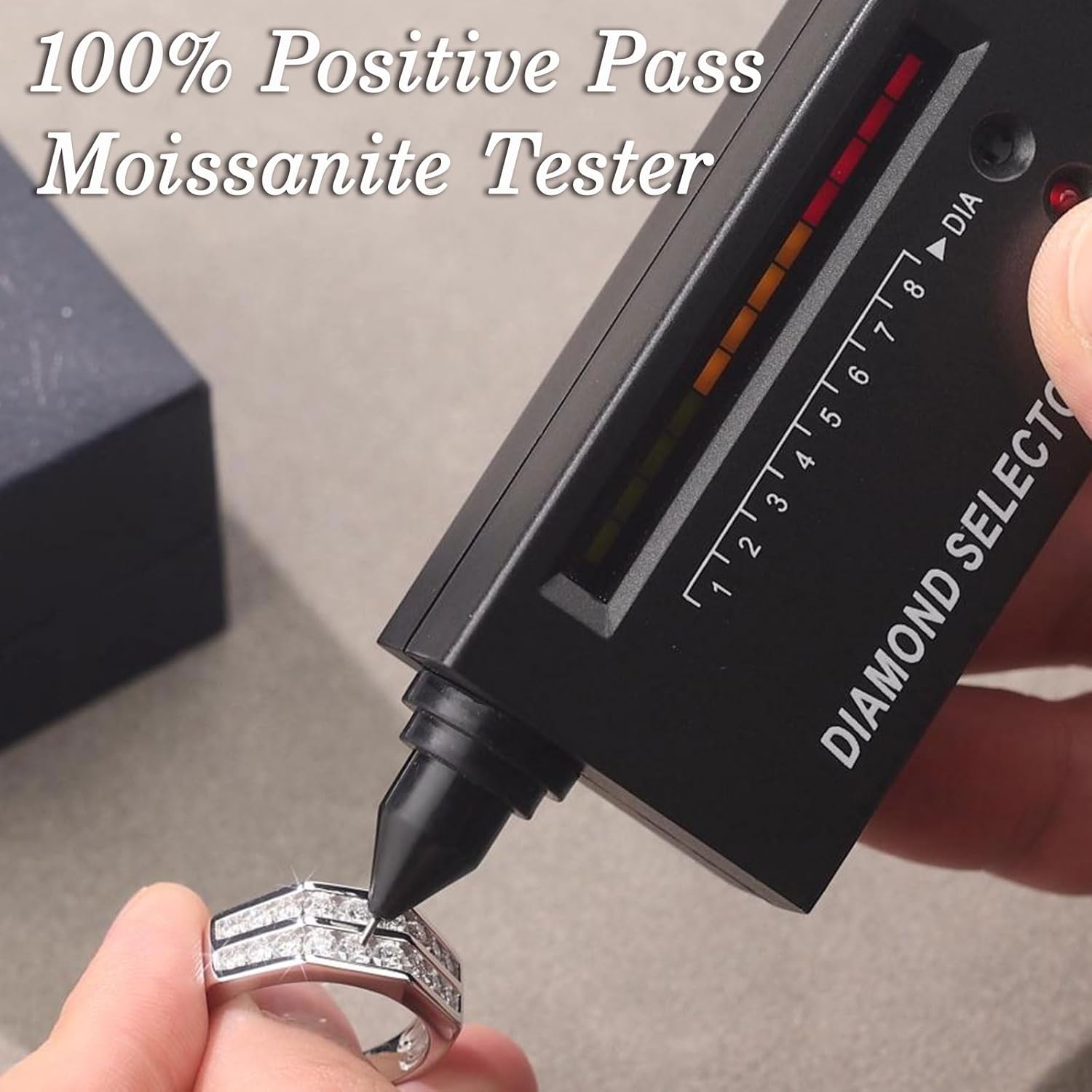 D Color VVS1 Mens Moissanite Wedding Band 925 Sterling Silver Engagement Rings for Men Groom Eternity Pave Round Size 8-13 - Image 6