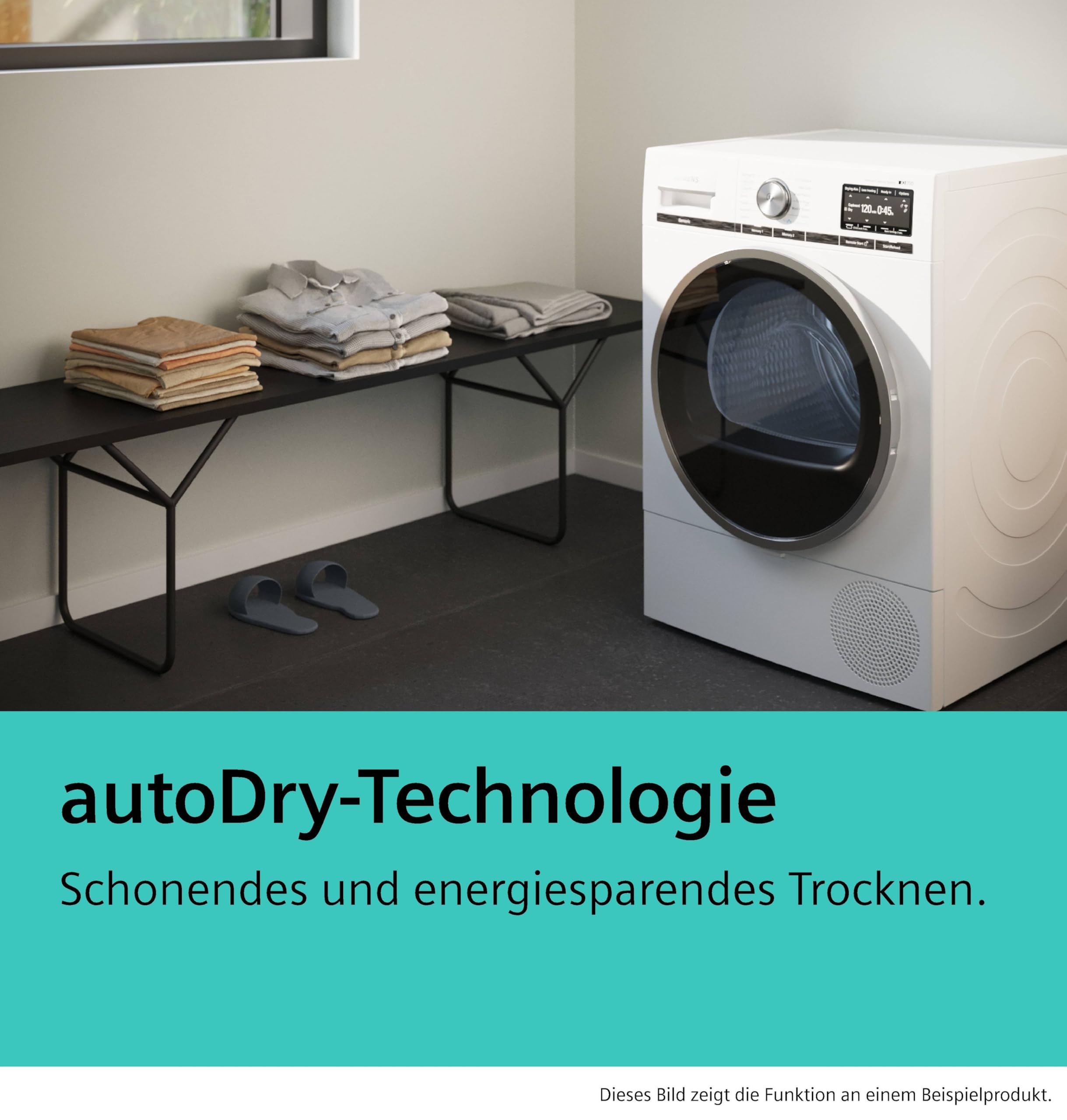 Siemens iQ500 WN44G242 Waschtrockner 9/6 kg waterPerfect Plus Antiflecken-System smartFinish autoDry iQdrive Wash & Dry 60 aquaStop
