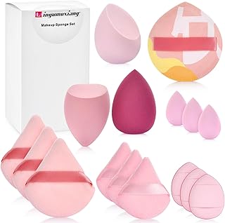 Juego de esponjas de maquillaje de 16 piezas,...