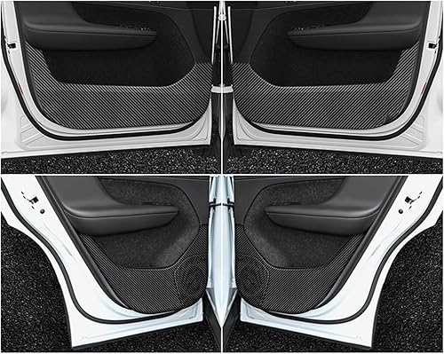 Adhesivos para puerta de auto para Volvo XC40 2020-2023 Adhesivo anti-patadas resistente a los arañazos y antifricción (color negro 2)