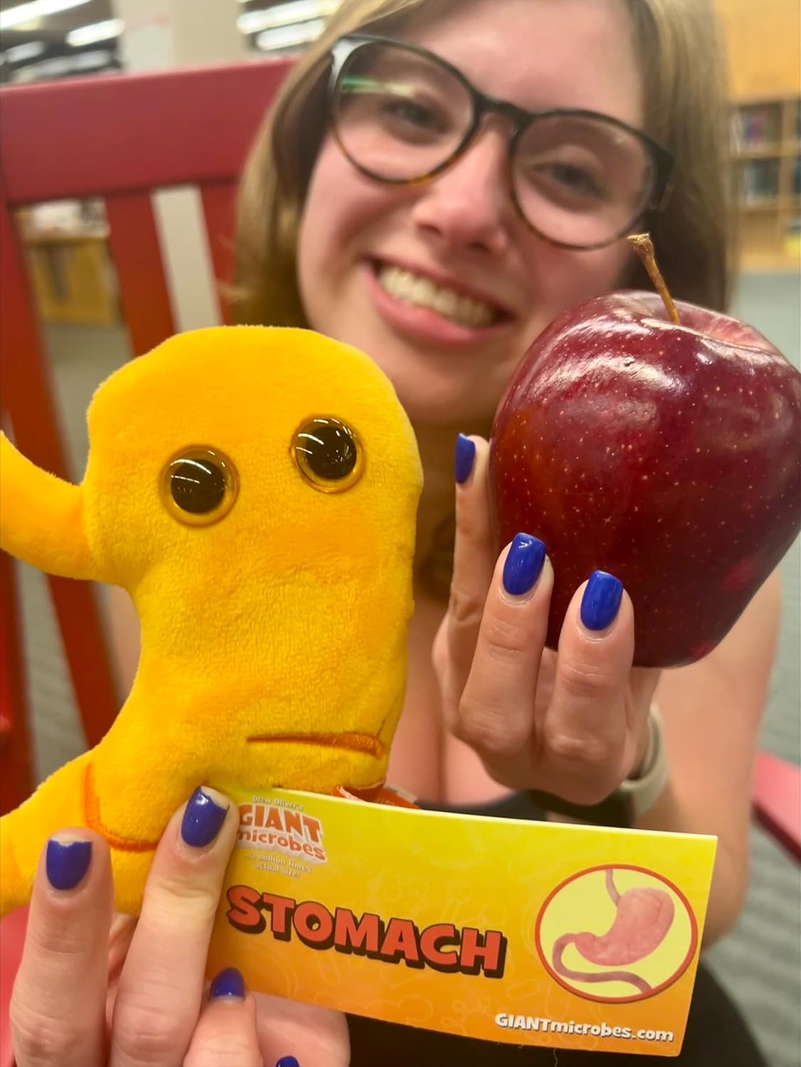 GIANT MICROBES Stomach Plush, Gastric Bypass Must Haves, Bariatric Surgery Must Haves, Gastroenterology Gifts, Surgical Tech Gifts, Acid Reflux, Dietitian Gift, Stomach Cancer Awareness, IBS Warrior - Image 4