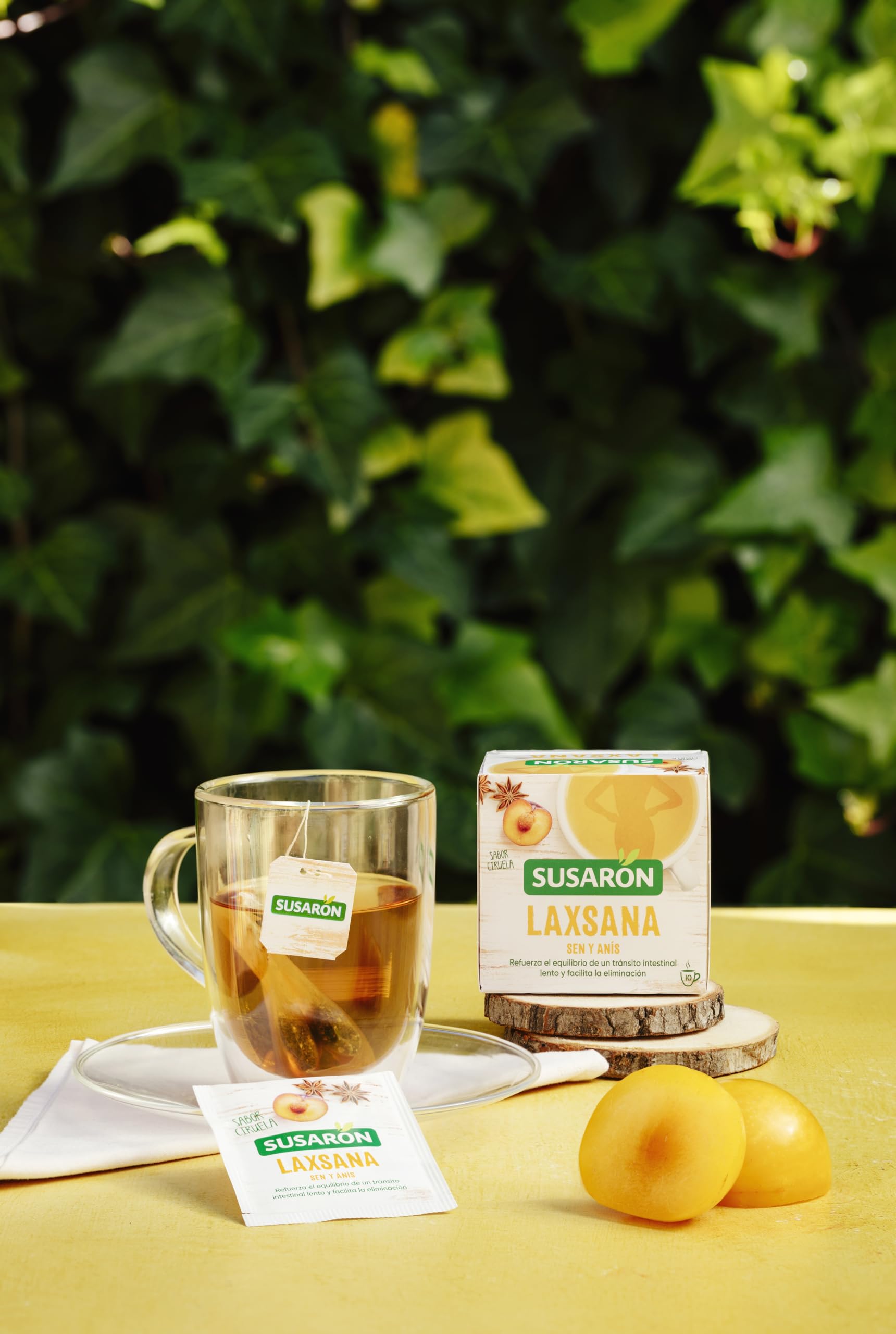 Susarón Infusión Laxsana Sen y Anís Sabor Ciruela Caja 10 bolsitas