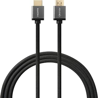 Cabo HDMI 2.0 Ultra High Speed, Suporta Resolução 4K, 1,8 metros, nylon trançado reforçado, HDMI2018, Geonav