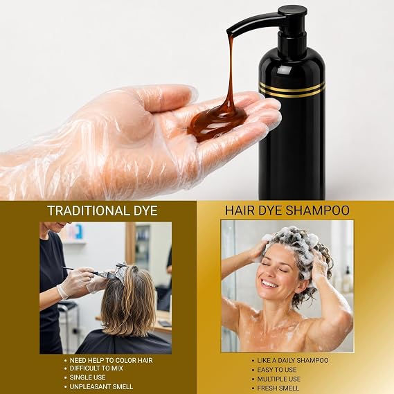 Siyah (Black) Saç Pigment Şampuanı 1.0 | 300 ML & Vitamin İçerikli