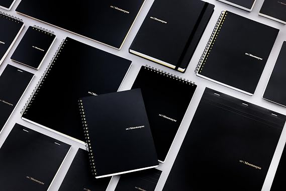Maruman Mnemosyne Spiral Notebook, 160 Pages, A5 5.83x8.27 8mm Wide Ruled