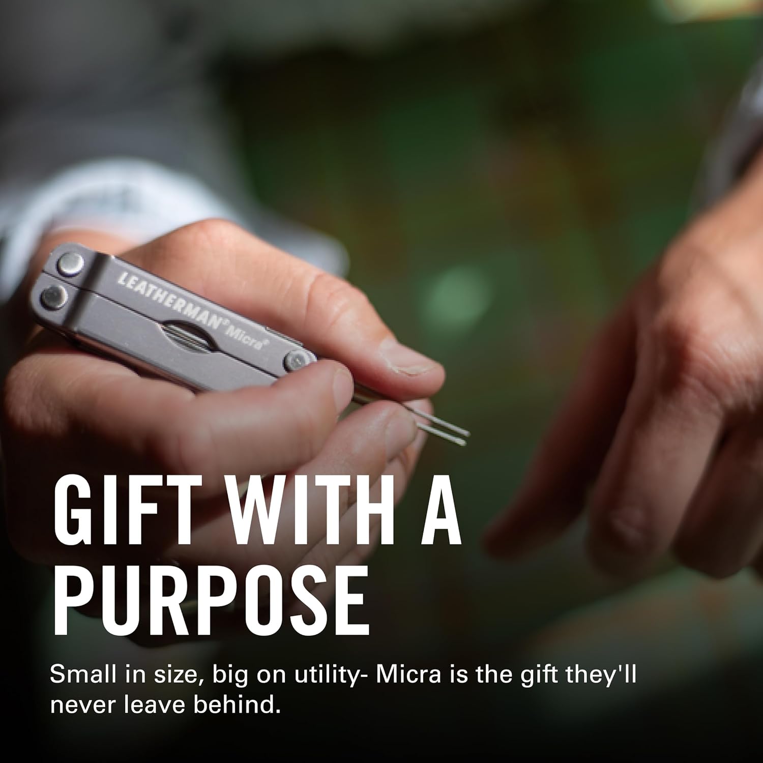 LEATHERMAN, Micra, Keychain Multi-tool with Grooming Tools, Mini Pocketknife for Everyday Carry (EDC), Hobbies & Outdoors, Built in the USA, Stainless Steel