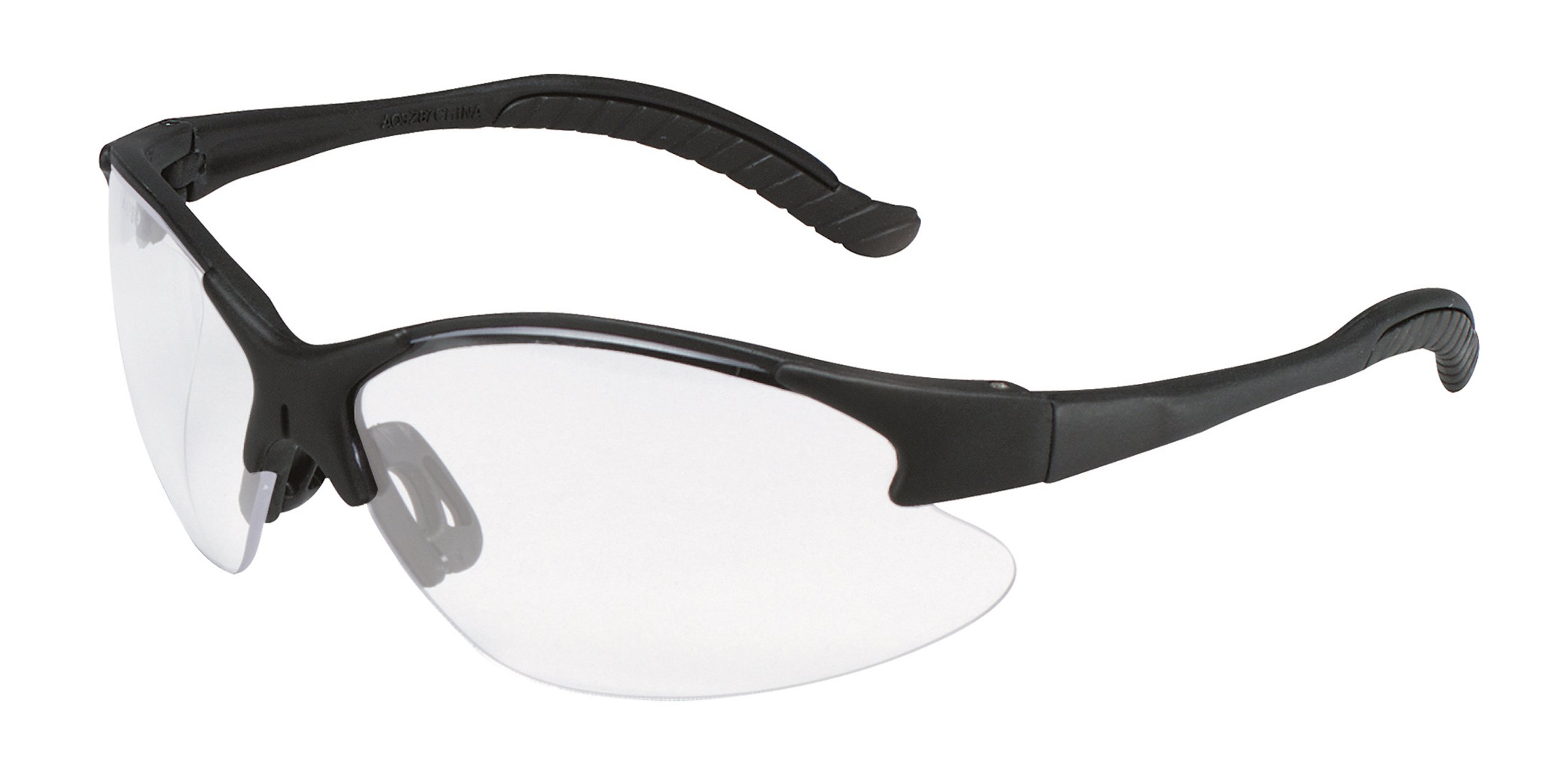3M 11682 Virtua V6 Anti-Fog Safety Glasses, Black Frame, Clear Lens