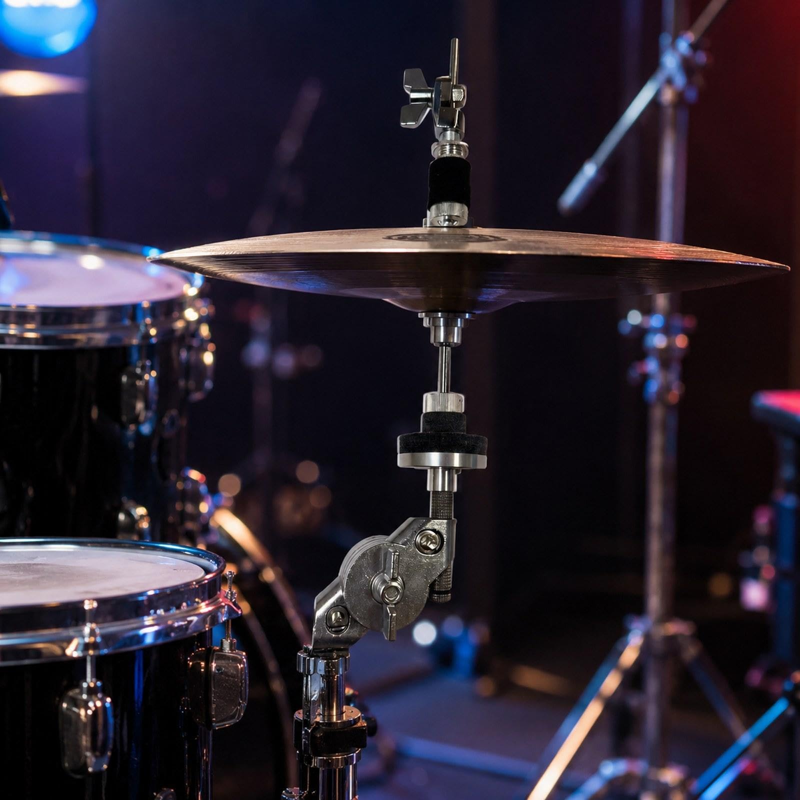 Supporto Bongos Stand Montaggio Hardware Jazz Pedale Piatti Dispositivo Salvaspazio Integrazione Semplice Adatto a Batteristi Prove Performance, Style B