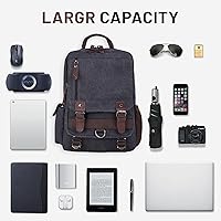 Vista 7 de Mygreen bolsa cruzada de lona, mochila de viaje