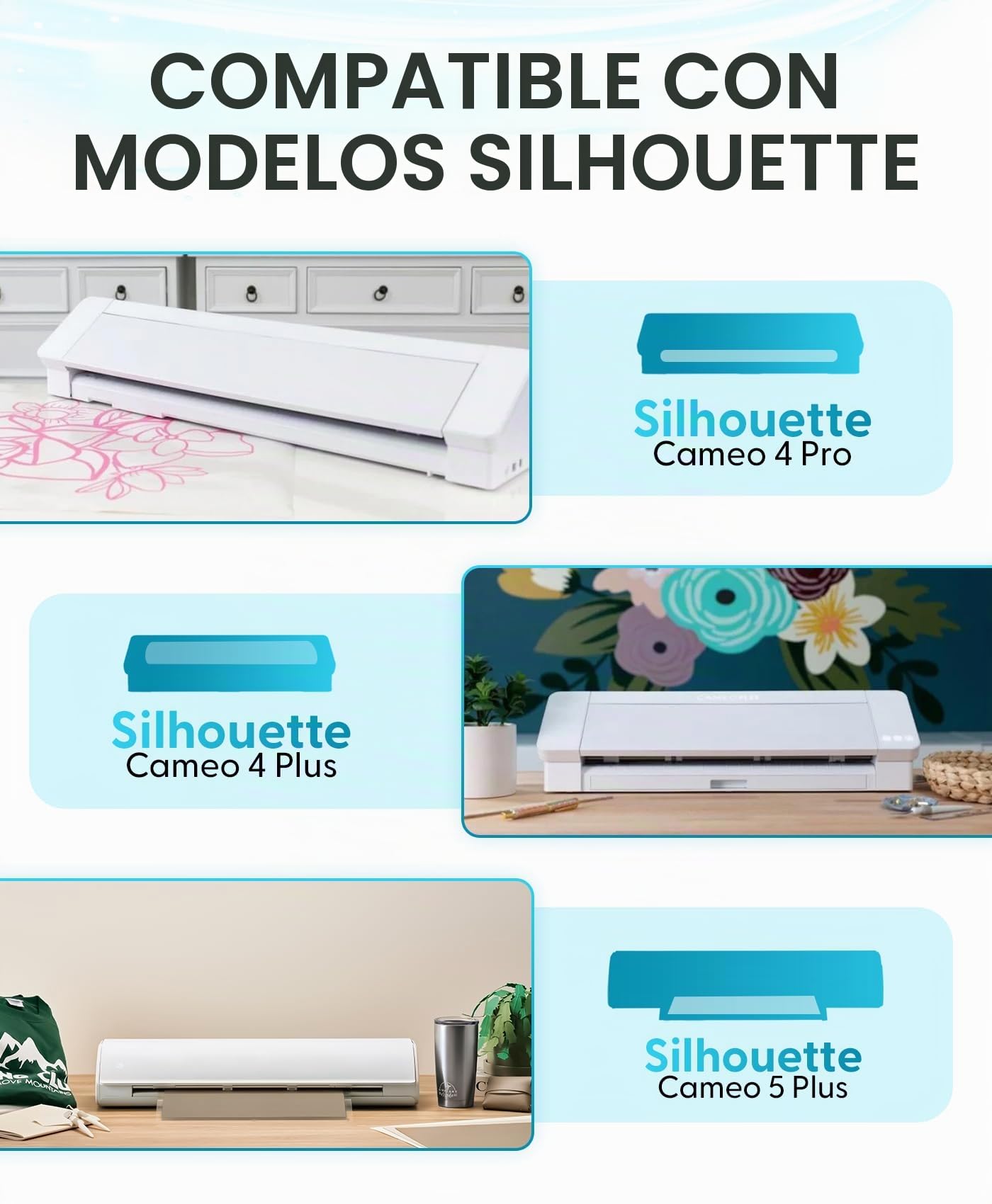 Silhouette Alfombrilla de corte para Silhouette Cameo Plus y Pro Standard Adhesivo