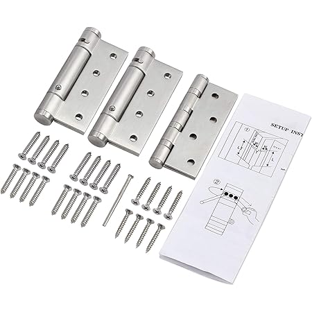 MroMax Charnière De Porte 1 2 5 8 10 15 Pièces En Acier