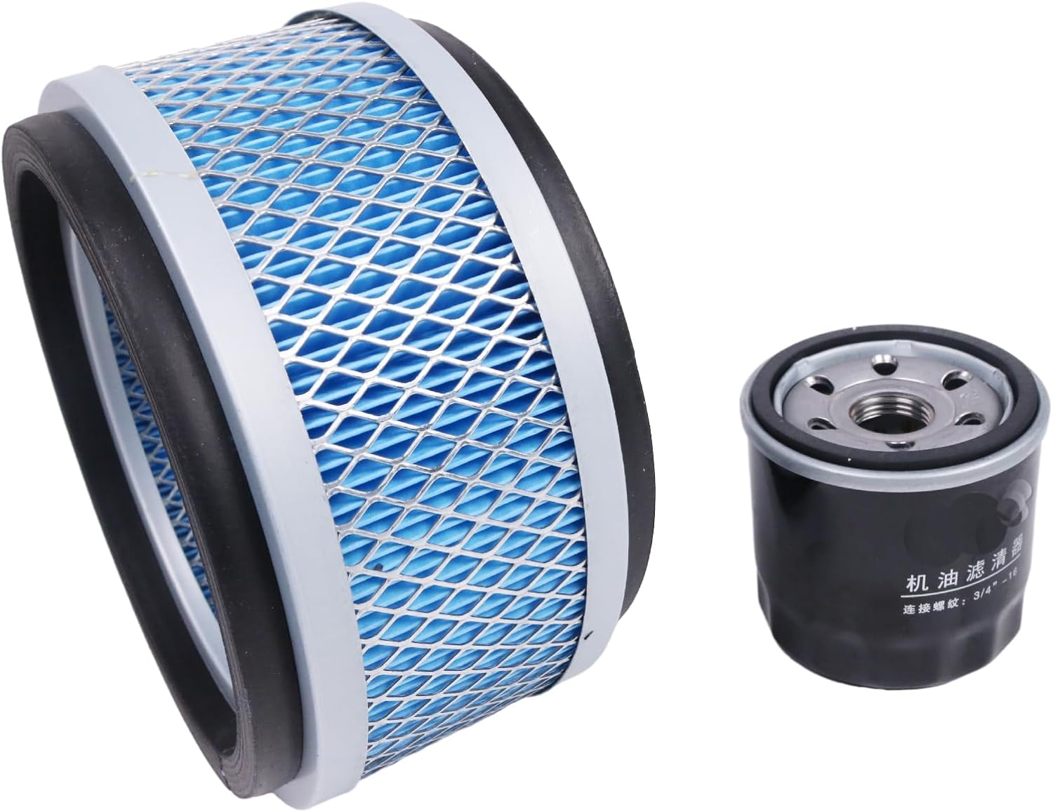 ‎zt truck parts Oil & Air Filter Kit 270Q-17000 QK1706-05 for Joyner 650 2-Cylinders LJ276 Engine - Sand Spider - Commando Kinroad Goka Roketa
