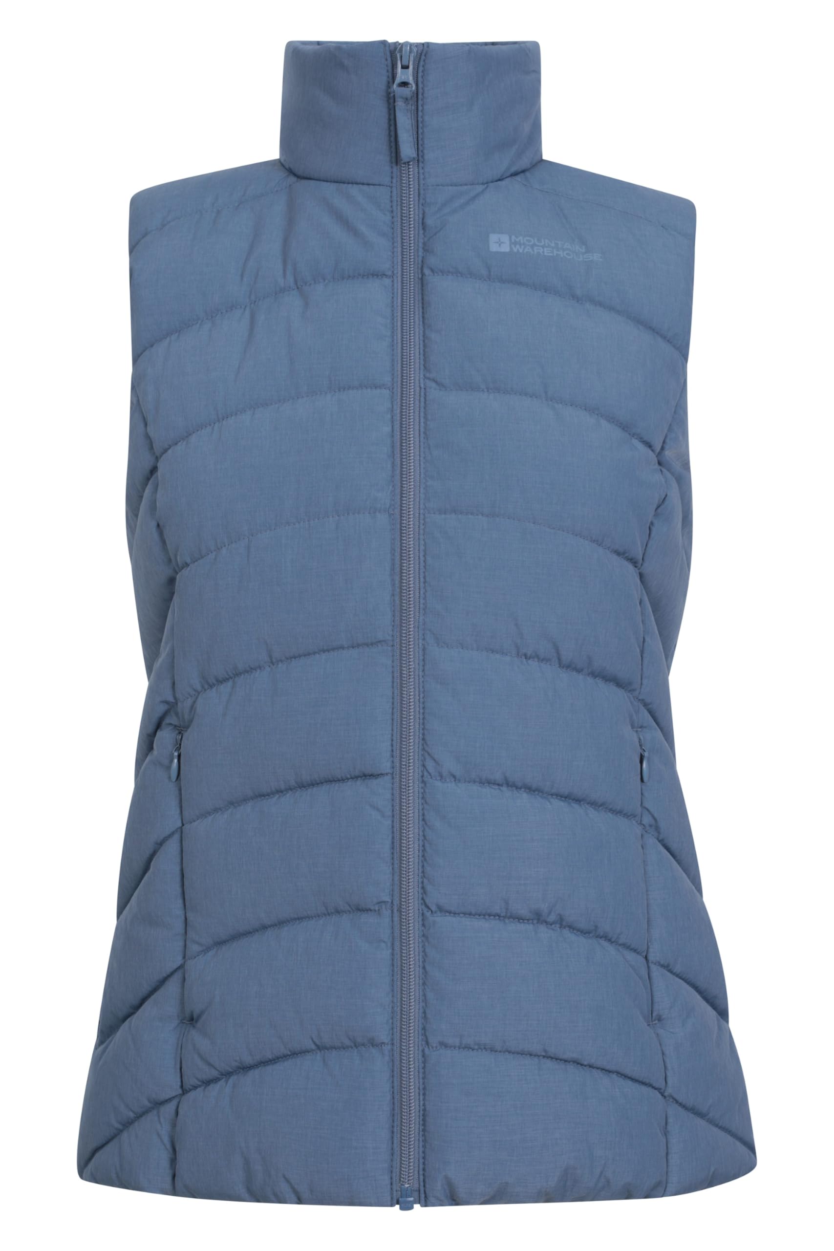Mountain Warehouse Opal Womens Padded Water-Resistant Gilet Blue 6