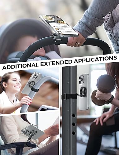 Miniatura 6 de eSamcore Stanley Cup Soporte magnético para teléfono Magsafe, accesorios plegables para botellas de agua, soporte de teléfono móvil para iPhone,