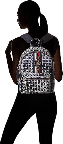Miniatura 6 de Tommy Hilfiger Jaden Plus - Mochila para mujer, Azul marinoBlanco, Tamaño único