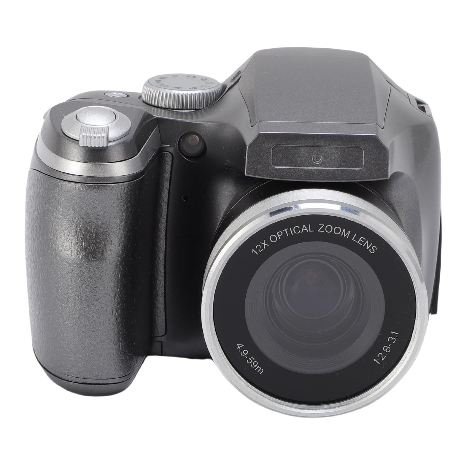 Professional 4K DSLR Camera with 60MP Resolution, 12x Optical Zoom, Built in Flash, Easy Scene Modes for Stunning Photos and Videos (Silver)-picture-16