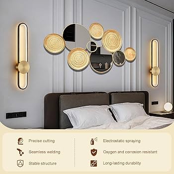 装飾的な金色の壁掛け鏡 楽天市場】『アンティーク調 グレースアートミラー ゴールド 幅