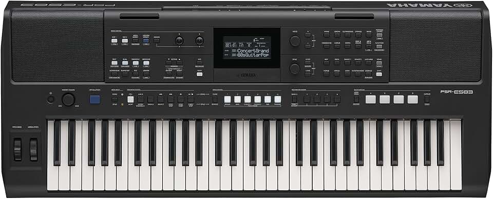 Teclado Arranjador 61 Teclas com Resposta ao Toque PSR-E583 Yamaha