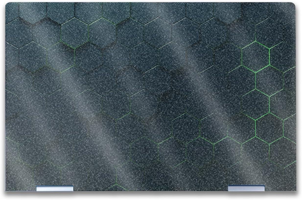 Glossy Glitter Laptop Skin Compatible with HP Envy x360 14” (2023) - Acid Hex - Premium 3M Vinyl Protective Wrap Decal Cover - Easy to Apply | Crafted in The USA by MightySkins