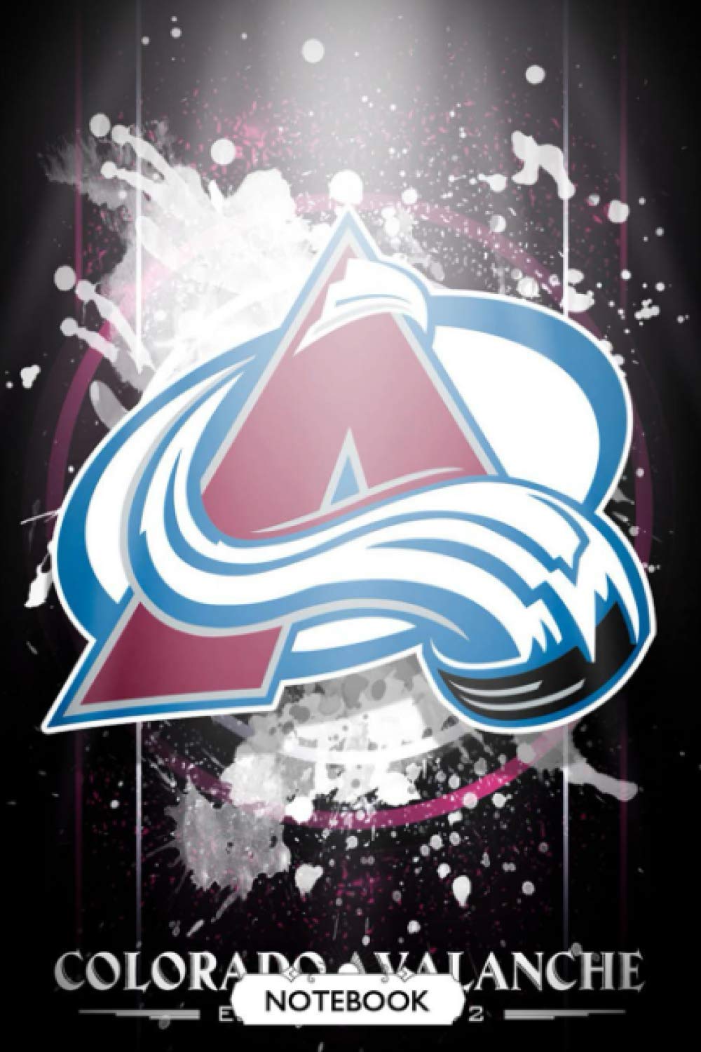 NHL Notebook : Colorado Avalanche Lined Notebook Journal Blank Ruled Writing Journal