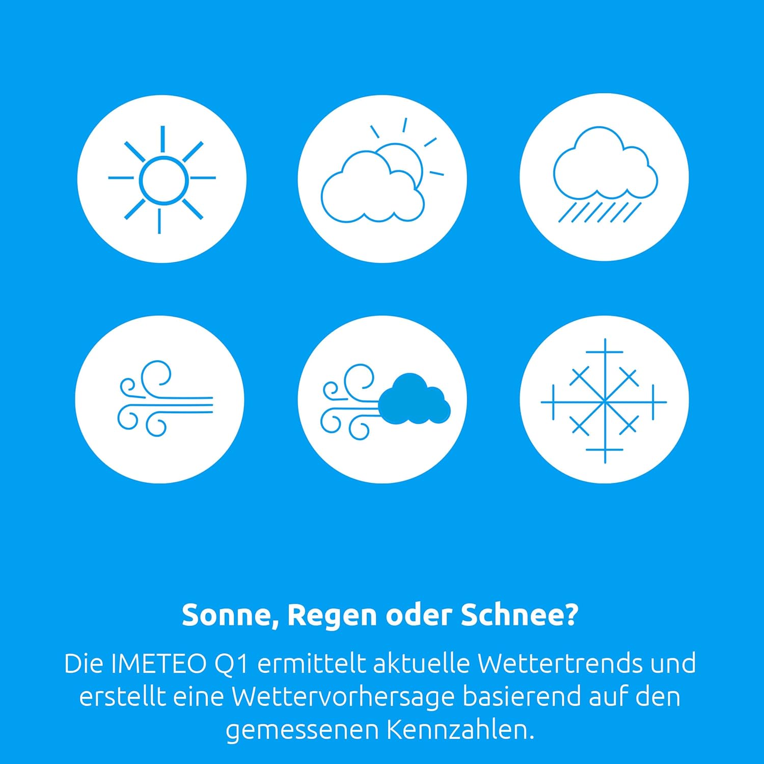 TechniSat IMETEO Q1 on a bedside table, indicating alarm functionality